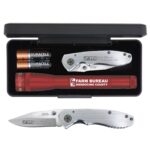 Custom "AA" LED Mini Maglite® With Warhawk Pocket Knife - 1