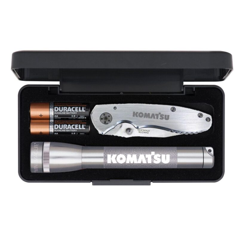 Custom "AA" Mini Maglite® With Warhawk Pocket Knife - 1