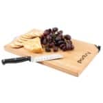 Custom Bamboo Cutting Board w/Knife Sharpener
