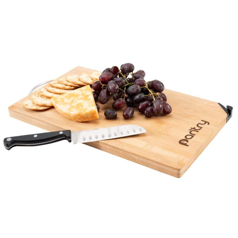 Custom Bamboo Cutting Board w/Knife Sharpener