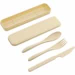 Custom Bamboo Fiber Cutlery Set - 3