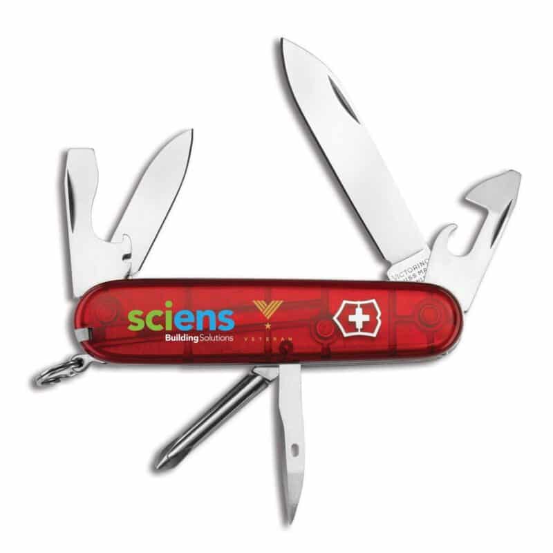 Custom Mini Maglite® With Large Victorinox® Swiss Army Knife - 6