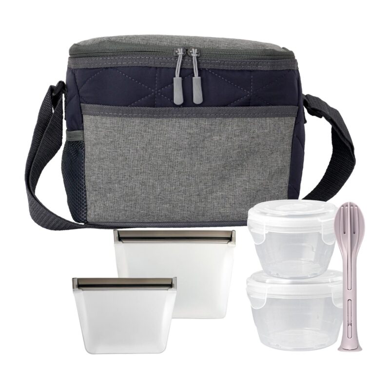 Custom Nested Quilted Cutlery Lunch Set - 1