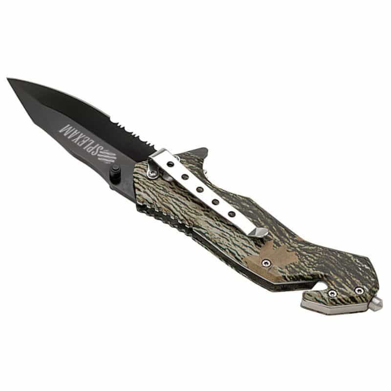 Custom Nutwood Camo Rescue Knife