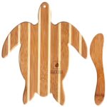 Custom Sea Turtle Charcuterie Board with Spreader Knife Gift Set