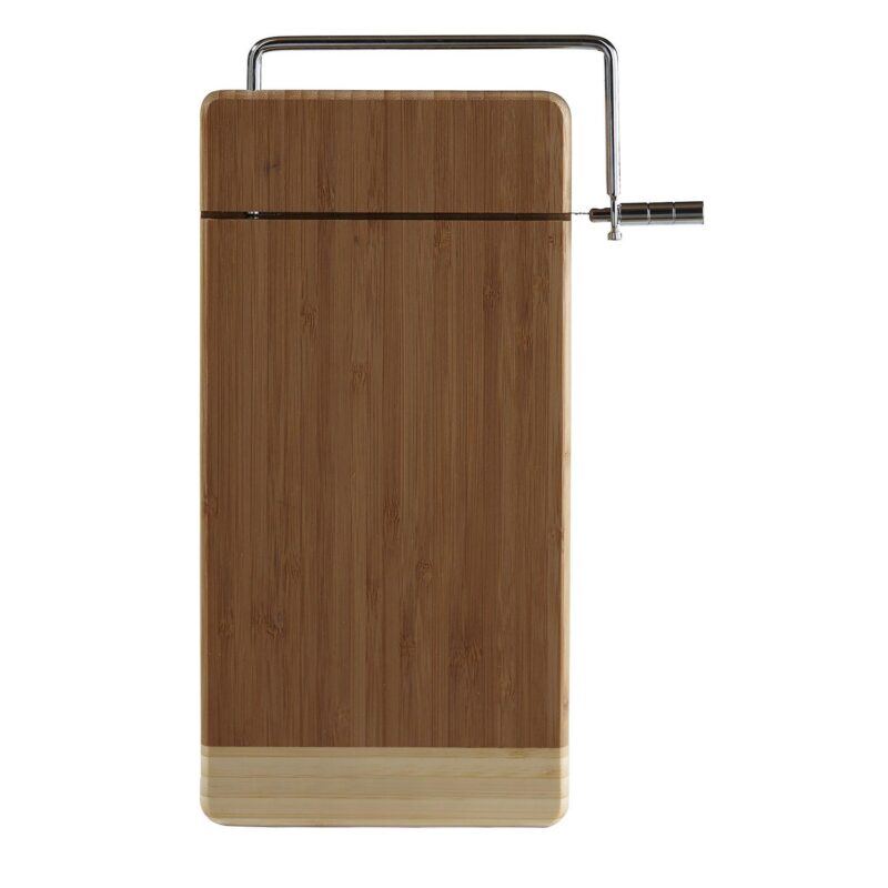Custom Two Tone Bamboo Cheese Cutter - 1