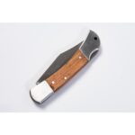 Custom Wood Locking Pocket Knife - 1