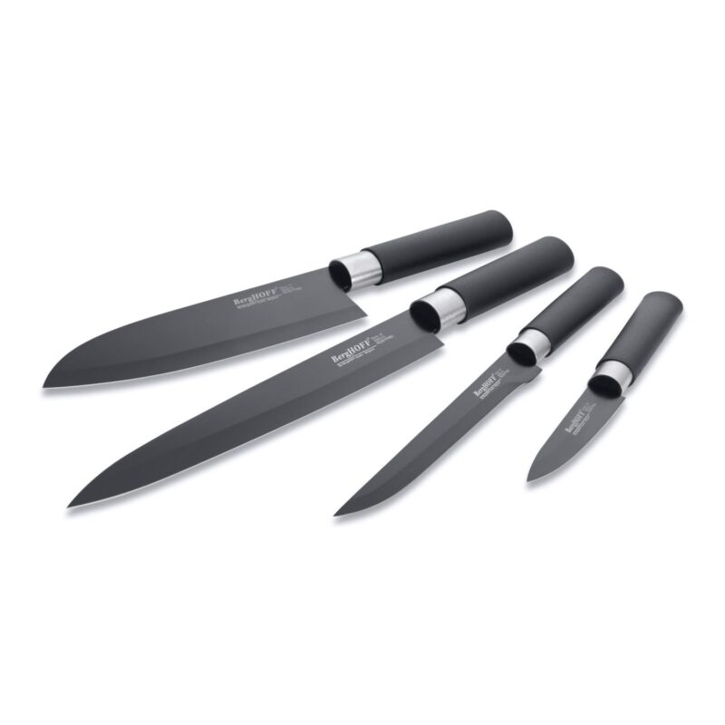 Custom BergHoff Essential 4Pcs Ceramic Coated Knife Set
