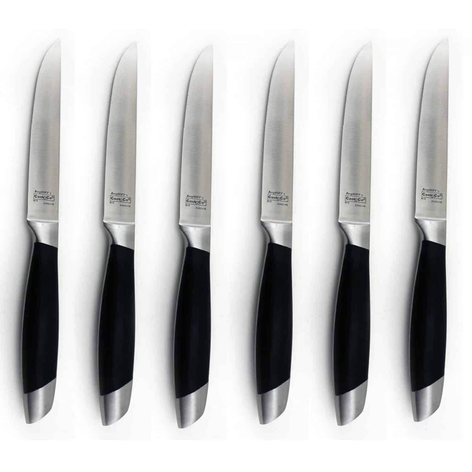 Custom BergHoff Geminis Steak Knife Set 6Pc