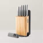 Custom BergHoff Leo Legacy 11Pc Ss Knife Block Set With 3 Cutting Boards & Built-In Sharpener