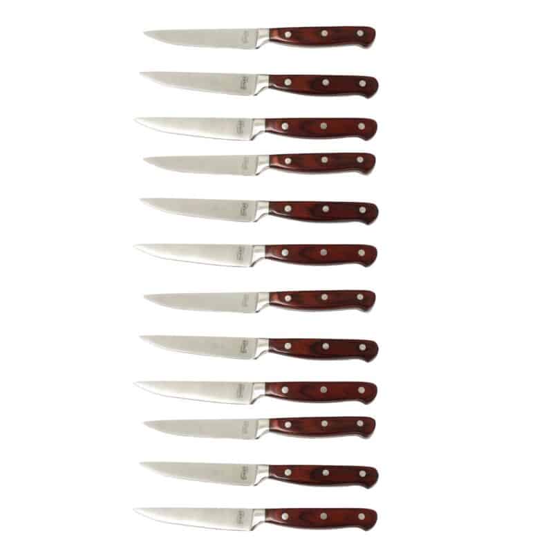 Custom BergHoff Pakka 12Pc Stainless Steel Steak Knife Set