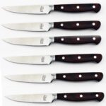 Custom BergHoff Pakka Wood Ss Steak Knives