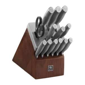 Custom JA Henckels Modernist 14-Piece Self-Sharpening Knife Block Set
