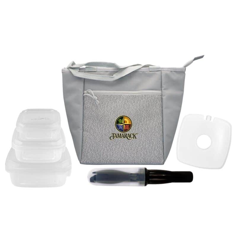Custom Speck Portion Control Cutlery Chiller Tote - 2