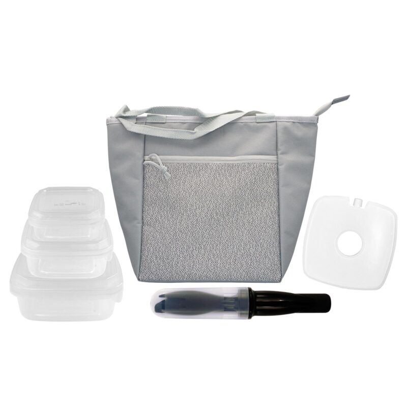 Custom Speck Portion Control Cutlery Chiller Tote - 3
