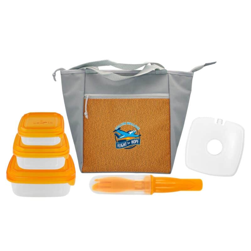 Custom Speck Portion Control Cutlery Chiller Tote - 8