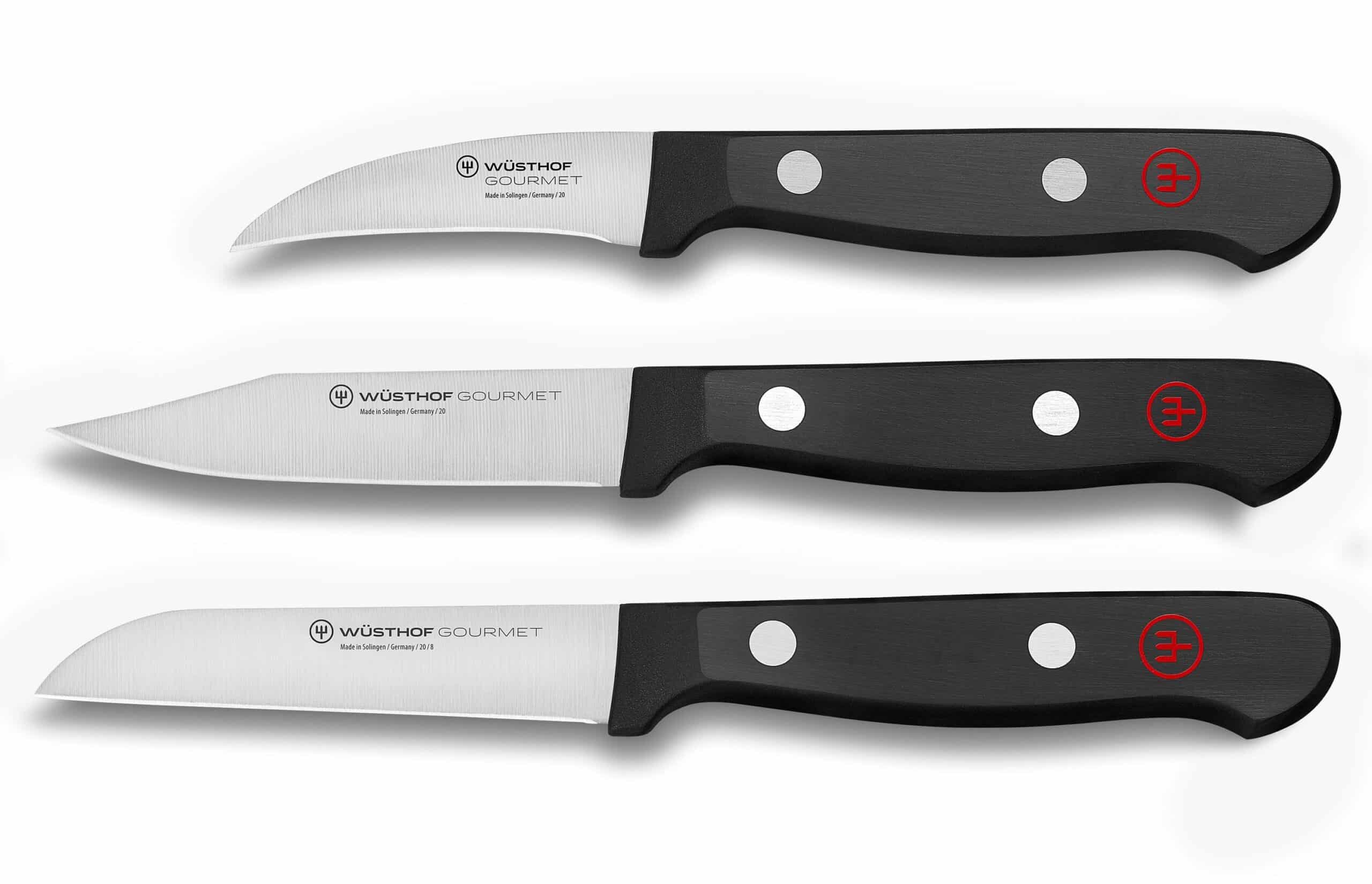 Custom Wusthof 3Pc Gourmet Paring Knife Set