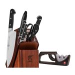 Custom Zwilling Pro 7Pc Knife Block Set W/ Bonus Sharpener