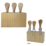 Custom 3-piece Cheese Cutlery Set - 1