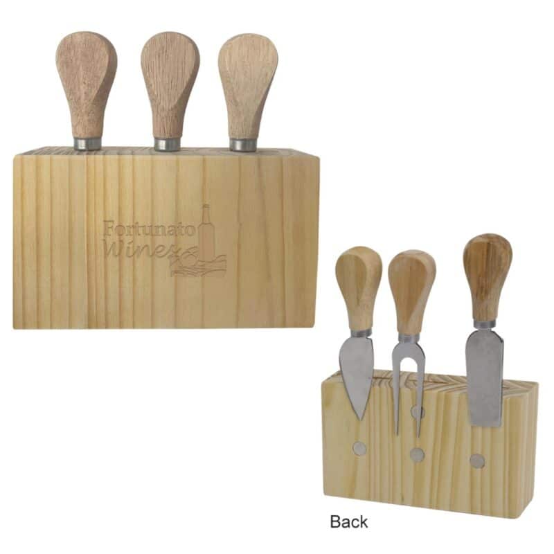Custom 3-piece Cheese Cutlery Set - 2