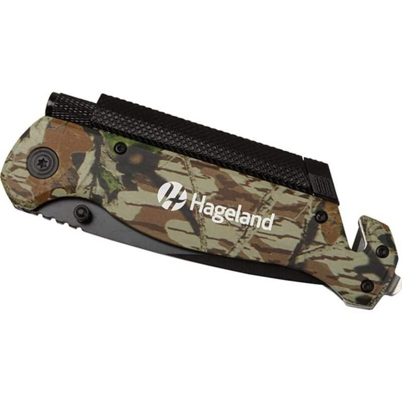 Custom Camo Survival/Rescue Knife - 2