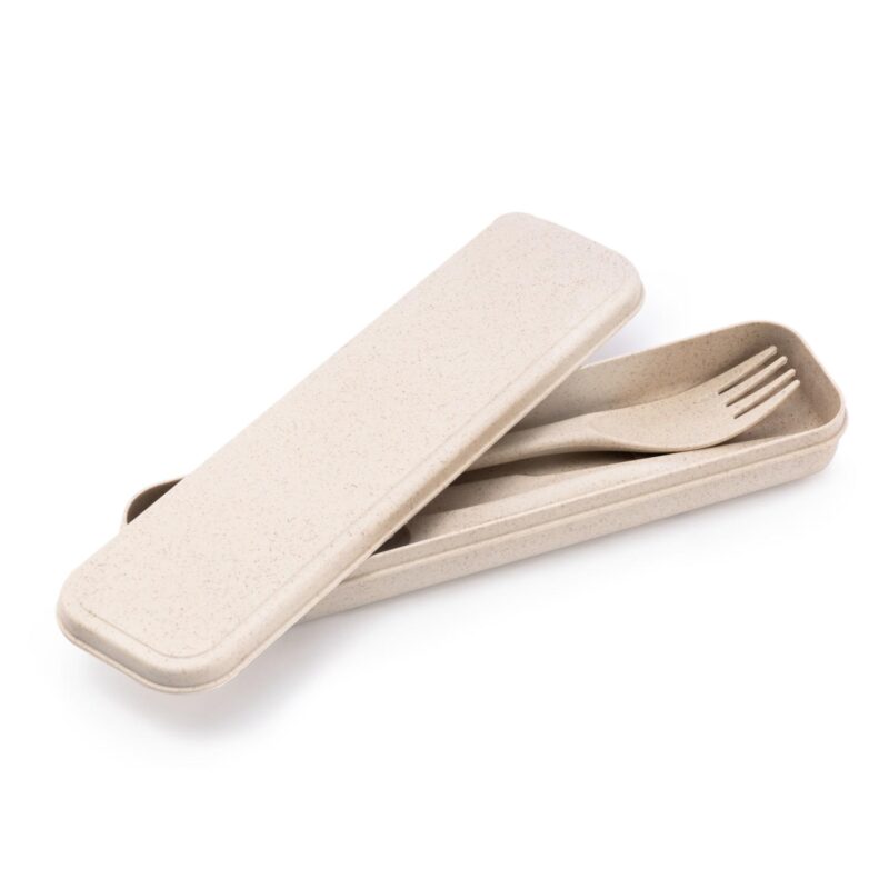 Custom Wheat Straw King Kut Cutlery Set - 5