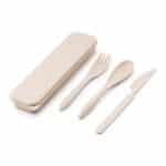 Custom Wheat Straw King Kut Cutlery Set - 6