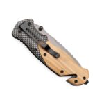 Custom Raghorn Olive Wood Pocket Knife - 3