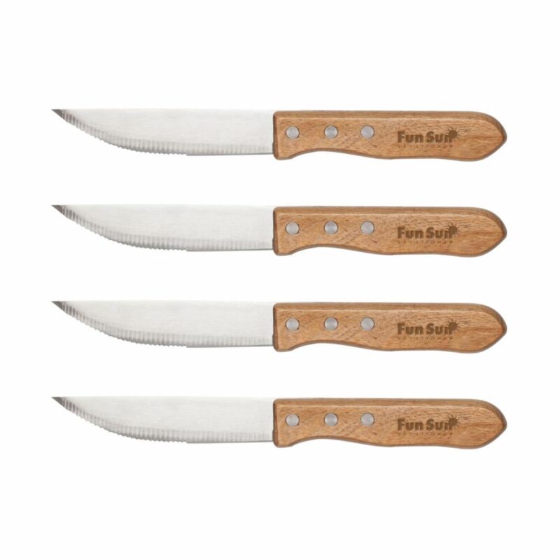 Custom Rustler Steak Knife Set - 4pc