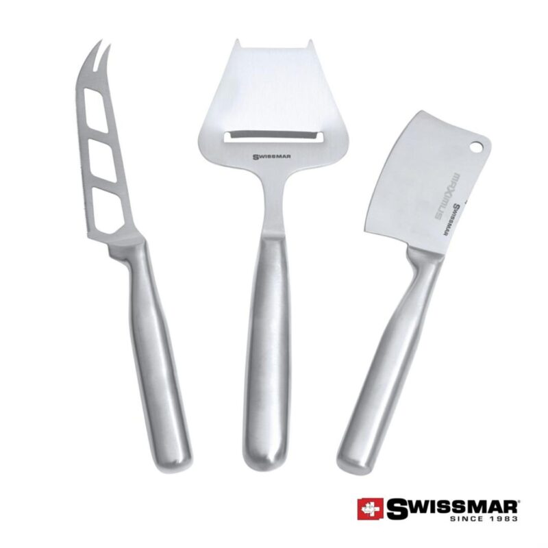Swissmar®-Cheese-Knife-Set-3pc-SMR3010 Custom Swissmar® Cheese Knife Set - 3pc