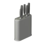 Custom BergHoff Leo 6Pc Cutlery Set/Universal Knife Block