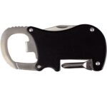 Custom Bottle Opener Carabiner With Screwdriver & Knife - 1
