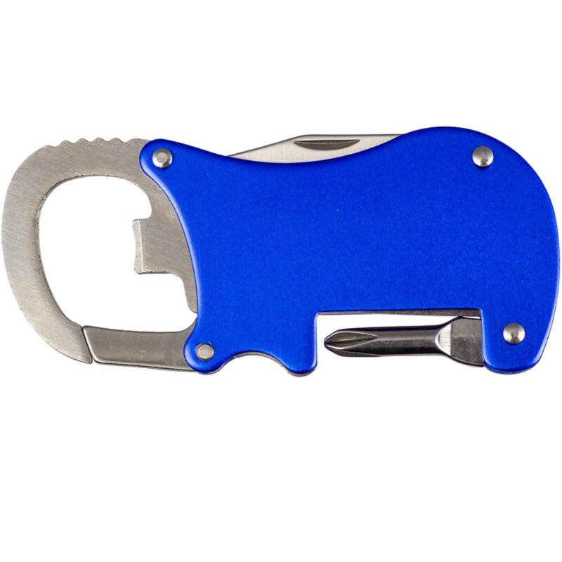 Custom Bottle Opener Carabiner With Screwdriver & Knife - 6