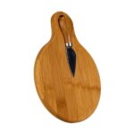 Custom Small Bamboo Cutting Board with Cheese Knife - 3