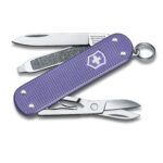 Custom Victorinox Swiss Army Corporate Gifts Knife Classic Sd Alox Classic Color - Electric Lavender Purple