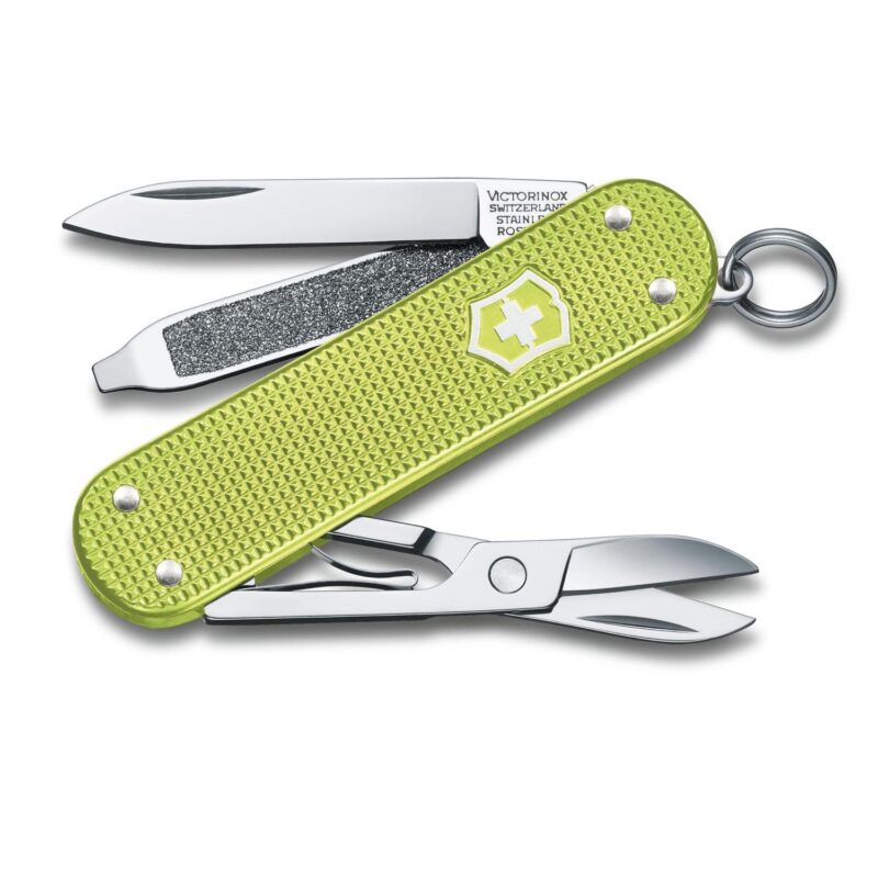 Victorinox-Swiss-Army-Corporate-Gifts-Knife-Classic-Sd-Alox-Classic-Colors-Lime-Twist-Green-06221241G Custom Victorinox Swiss Army Corporate Gifts Knife Classic Sd Alox Classic Colors - Lime Twist Green