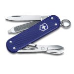 Custom Victorinox Swiss Army Corporate Gifts Knife Classic Sd Alox Classic Colors - Night Dive Blue