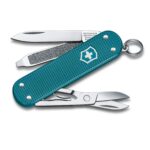 Custom Victorinox Swiss Army Corporate Gifts Knife Classic Sd Alox Classic Colors - Wild Jungle Blue