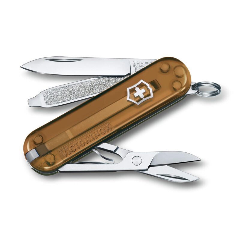 Custom Victorinox Swiss Army Corporate Gifts Knife Classic Sd Classic Colors - Chocolate Brown Fudge