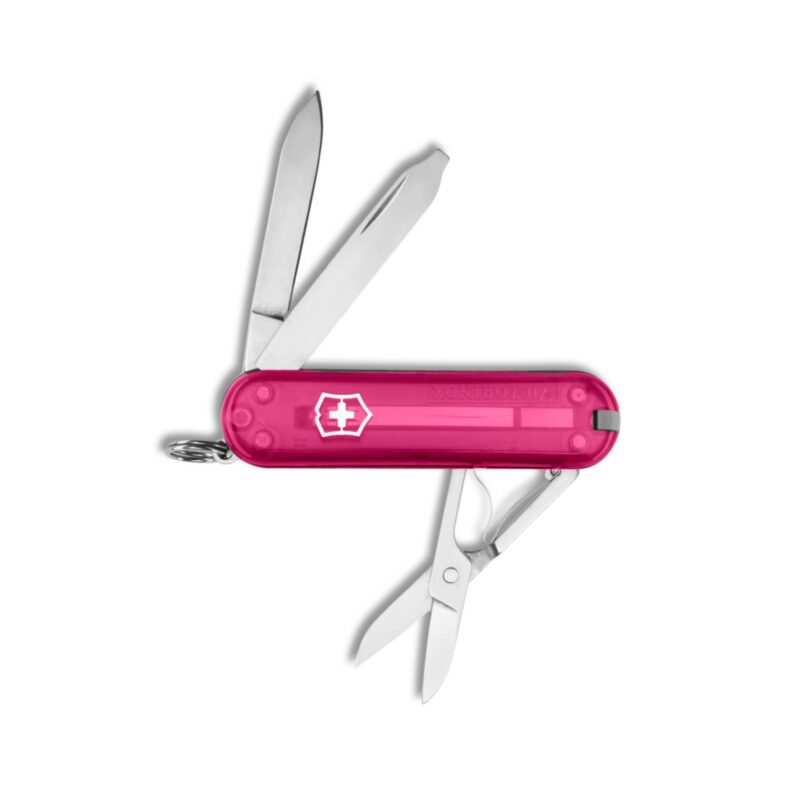 Victorinox-Swiss-Army-Corporate-Gifts-Knife-Classic-Sd-Pink-06223T5R-X4 Custom Victorinox Swiss Army Corporate Gifts Knife Classic Sd- Pink
