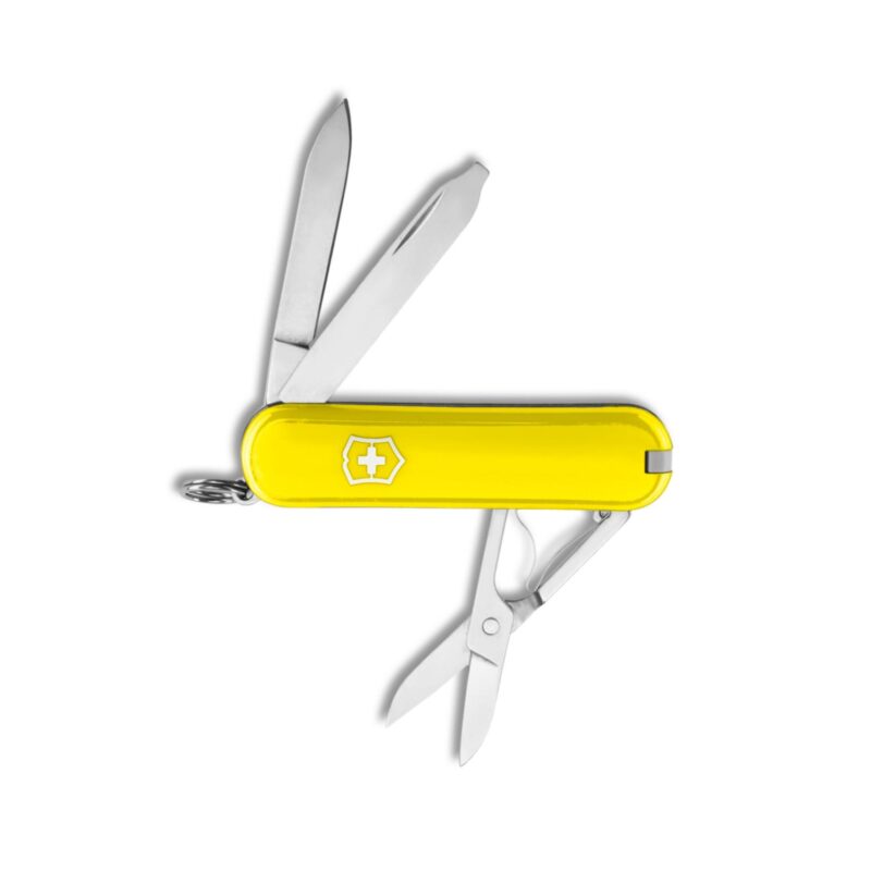 Custom Victorinox Swiss Army Corporate Gifts Knife Classic Sd- Yellow