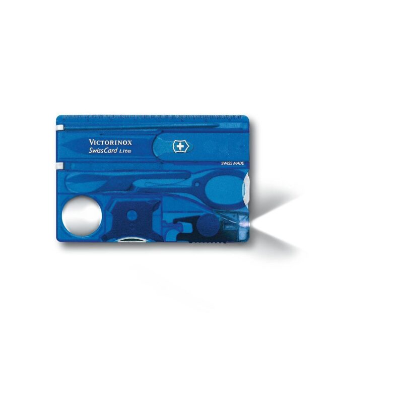 Custom Victorinox Swiss Army Corporate Gifts Knife Swisscard Lite Sapphire