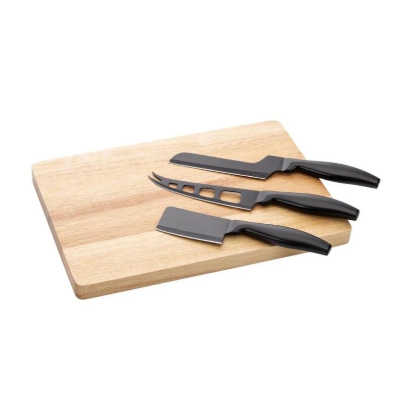 Custom Barossa Serving Board w/3 Cheese Knives - 3