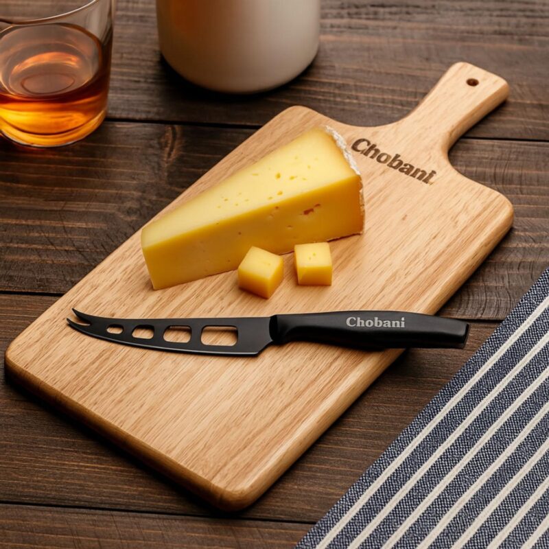 Custom Molise Serving Board w/Cheese Knife - 3