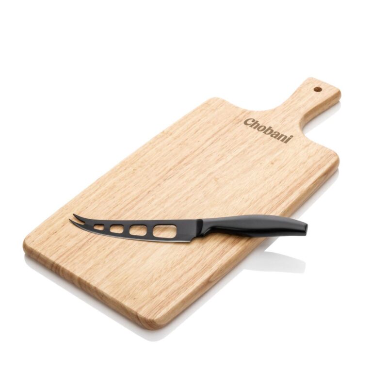 Molise-Serving-Board-wCheese-Knife-L070 Custom Molise Serving Board w/Cheese Knife