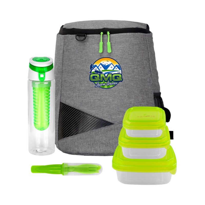 Custom Portion Control Drink & Cutlery Set - 4