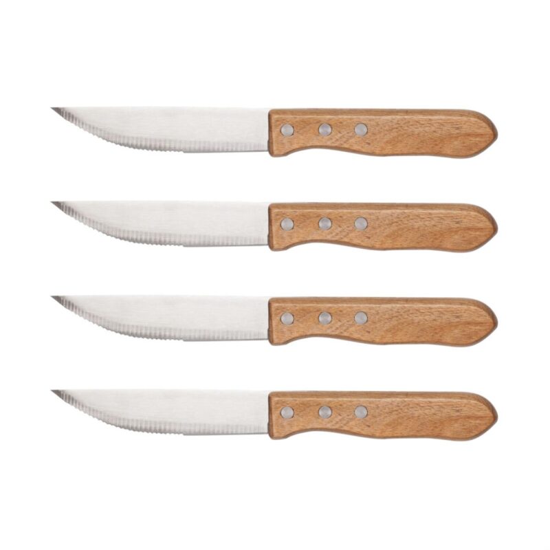 Custom Rustler Steak Knife Set - 4pc - 4