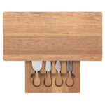 Custom Monroe Cutting Board And Cheese Knife Set - 5