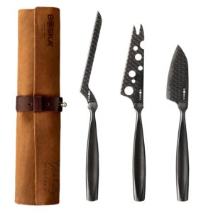 Custom Boska Cheese Knife Set Monaco+ Dark - Black