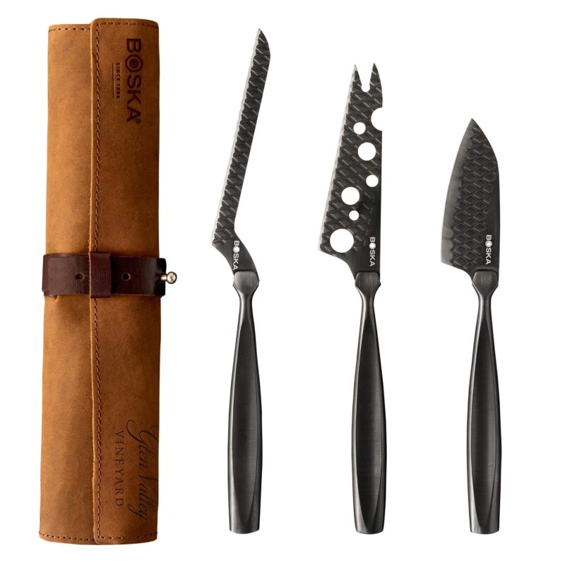 Custom Boska Cheese Knife Set Monaco+ Dark - Black